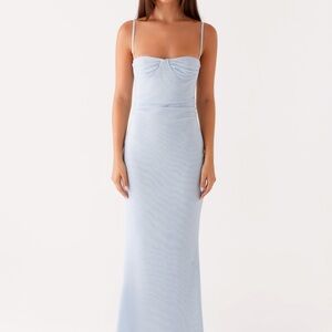 Peppermayo Mesh Light Blue Dress